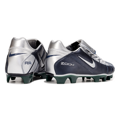 Nike Air Zoom Total 90 III Blue and Silver Firm Ground FG Football Boot
