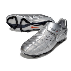 Nike Air Zoom Total 90 III Silver Firm Ground FG Football Boot