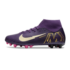 Botas de fútbol Nike Air Zoom Mercurial Superfly 10 Academy Mbappé para césped artificial AG, color morado