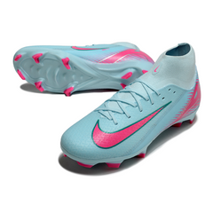Nike Air Zoom Mercurial Superfly 10 Academy Light Blue and Pink Firm Ground FG Football Boot