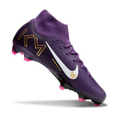Botas de fútbol Nike Air Zoom Mercurial Superfly 10 Academy, color morado, para terreno firme FG