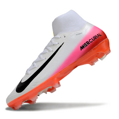 Nike Air Zoom Mercurial Superfly 10 Elite White and Red Firm Ground FG Football Boot