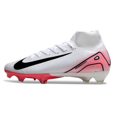 Nike Air Zoom Mercurial Superfly 10 Elite White and Light Pink Firm Ground FG Football Boot