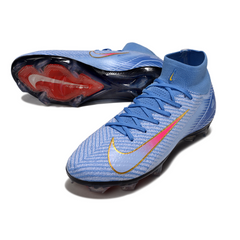 Botas de fútbol Nike Air Zoom Mercurial Superfly 10 Elite Light Blue Firm Ground FG
