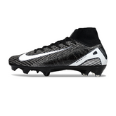 Nike Air Zoom Mercurial Superfly 10 Elite Black and White Firm Ground FG Football Boot