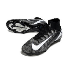 Nike Air Zoom Mercurial Superfly 10 Elite Black and White Firm Ground FG Football Boot
