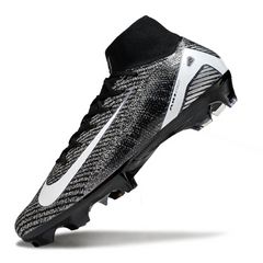 Nike Air Zoom Mercurial Superfly 10 Elite Black and White Firm Ground FG Football Boot