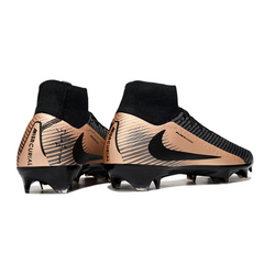 Nike Air Zoom Mercurial Superfly 10 Elite Black and Bronze Firm Ground FG Football Boot