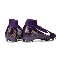 Scarpa da calcio Nike Air Zoom Mercurial Superfly 10 Elite Purple Mbappe Pack per terreni compatti FG