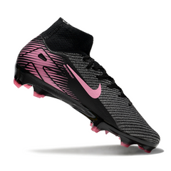 Botas de fútbol Nike Air Zoom Mercurial Superfly 10 Elite FG para terreno firme, color negro y rosa