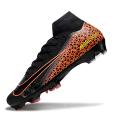 Nike Air Zoom Mercurial Superfly 10 Elite Black and Orange Firm Ground FG Football Boot