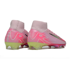 Nike Air Zoom Mercurial Superfly 10 Elite Pink and Light Green Firm Ground FG Football Boot
