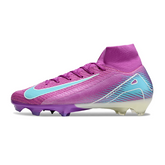 Nike Air Zoom Mercurial Superfly 10 Elite Purple and Blue Firm Ground FG Football Boot
