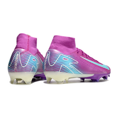 Nike Air Zoom Mercurial Superfly 10 Elite Purple and Blue Firm Ground FG Football Boot