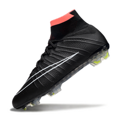 Botas de fútbol Nike Mercurial Superfly 4 Elite negras para terreno firme (FG).