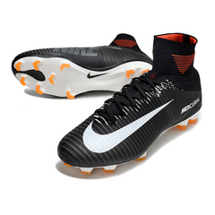 Nike Mercurial Superfly 5 Elite Black and White Firm Ground FG Football Boot