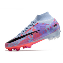 Botas de fútbol Nike Mercurial Superfly 9 Elite Dreamspeed 006 Pack negras y azules para terreno firme (FG).