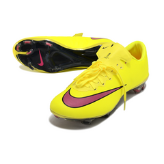 Nike Air Zoom Mercurial Vapor 10 Elite Yellow and Pink Firm Ground FG Football Boot