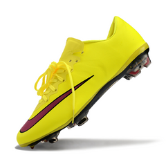 Nike Air Zoom Mercurial Vapor 10 Elite Yellow and Pink Firm Ground FG Football Boot