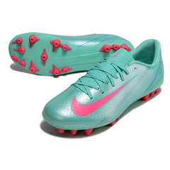 Botas de fútbol Nike Zoom Mercurial Vapor 16 Academy Azul claro y rosa para césped artificial AG
