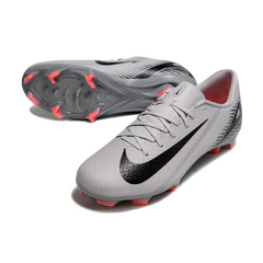Botas de fútbol Nike Zoom Mercurial Vapor 16 Academy FG para terreno firme, color gris y negro