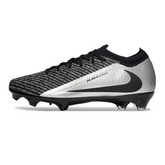 Nike Air Zoom Mercurial Vapor 16 Elite Black and Silver Firm Ground FG Football Boot
