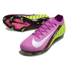 Scarpa da calcio Nike Air Zoom Mercurial Vapor 16 Elite rosa e verde per terreni compatti FG