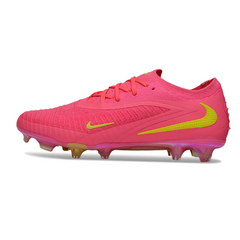 Scarpa da calcio Nike Phantom 6 Elite rosa e verde per terreni compatti FG