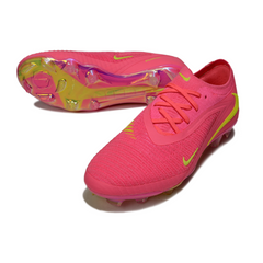 Scarpa da calcio Nike Phantom 6 Elite rosa e verde per terreni compatti FG