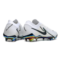 Botas de fútbol Nike Phantom GX2 Elite FG para terreno firme, color blanco y verde