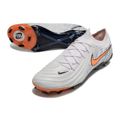 Chuteira Campo Nike Phantom GX2 Elite FG Cinza e Laranja - VENI Futebol