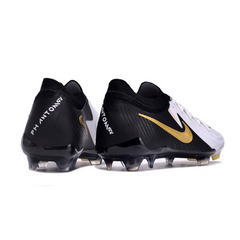 Chuteira Campo Nike Phantom GX2 Elite FG Branca e Preta - VENI Futebol