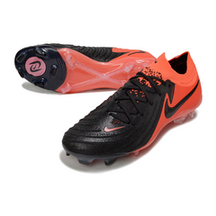 Botas de fútbol Nike Phantom GX2 Elite FG para terreno firme, color negro y rojo