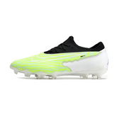 Chuteira Campo Nike Phantom GX Academy FG Branca, Verde e Preta - VENI Futebol
