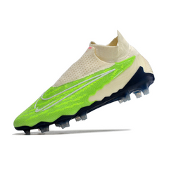 Chuteira Campo Nike Phantom GX Elite DF FG Verde e Branca - VENI Futebol