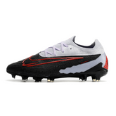Chuteira Campo Nike Phantom GX Elite FG Preta, Branca e Vermelha - VENI Futebol