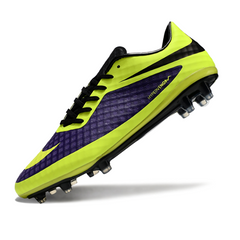 Scarpa da calcio Nike Phantom Hypervenom Elite verde e viola per terreni compatti FG