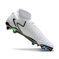 Botas de fútbol Nike Phantom Luna 2 Elite FG para terreno firme, color blanco y verde