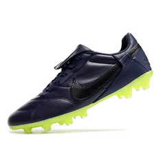 Chuteira Campo Nike Premier 3 FG Azul e Verde - VENI Futebol