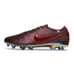 Botas de fútbol Nike Tiempo 10 Legend Luxe Elite Burgundy Italy Pack Firm Ground FG