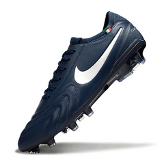 Botas de fútbol Nike Tiempo 10 Legend Luxe Elite Azul Italia Pack Firm Ground FG