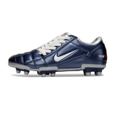 Nike Total 90 III Silver and Blue Firm Ground FG Football Boot