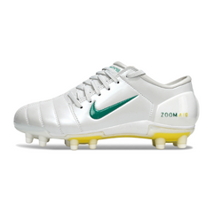 Nike Total 90 III White Yellow and Green Firm Ground FG Football Boot