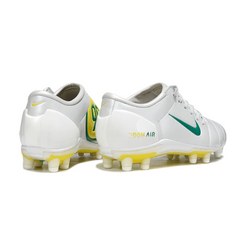 Nike Total 90 III White Yellow and Green Firm Ground FG Football Boot