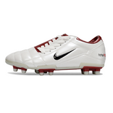 Nike Total 90 III White and Red Firm Ground FG Football Boot