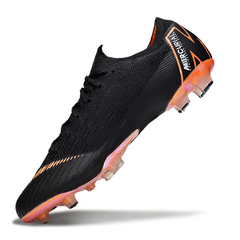 Botas de fútbol Nike Air Zoom Mercurial Vapor 12 Elite FG para terreno firme, color negro y naranja