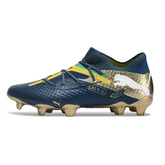 Scarpa da calcio Puma Future 7 Neymar BNA Pack nera e gialla per terreni compatti FG