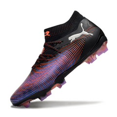 Scarpa da calcio Puma Future 8 Neymar Jr Unlimited Pack nera e oro per terreni compatti FG