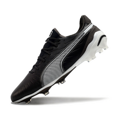 Scarpa da calcio Puma King Ultimate Eclipse Pack nera e grigia per terreni compatti FG
