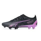 Chuteira Campo Puma Ultra Ultimate FG Preta e Rosa - VENI Futebol